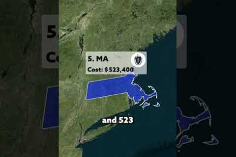 Most Expensive States To Buy a Home #shorts #housingmarket #usa #salary #democrat #republican