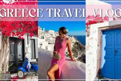 GREEK ISLAND HOPPING 🌅🌊 | Athens, Santorini, Paros & Mykonos Travel Vlog | Lauren Norris