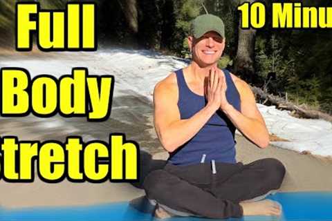 Yoga For Complete Beginners Full Body Stretch 10 Minute Workout with Sean Vigue Fitness