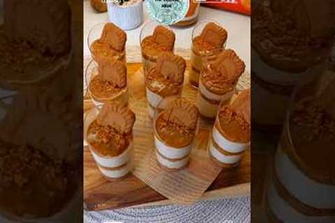 Biscoff Cheesecake cups #dessert #easyrecipe