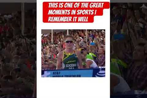 This is one of the great moments in Sports I remember it well