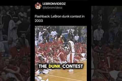 LeBron Gave Us ONE Dunk Contest EVER… 🥲