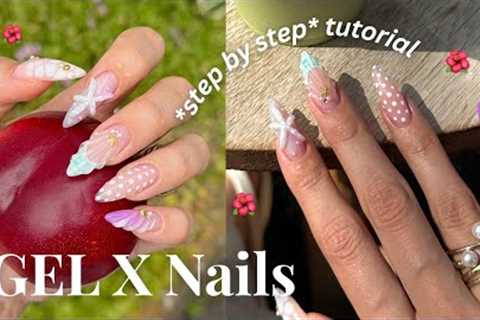 how to *glow up* your nails this summer  | Gel X Nails tutorial *Beetles*