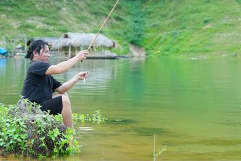 Bamboo Shoot Picking, Fishing, Catch and Cook, River Survival | EP.471