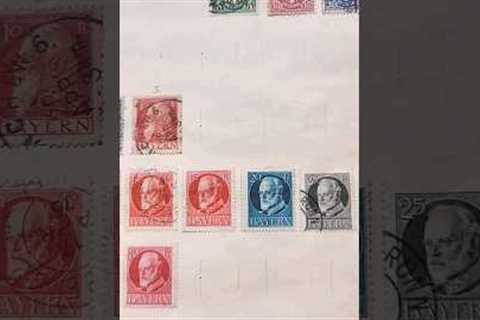 Old Postage Stamps (6). Philately. Numismatics. Vintage. Collecting. Hobby. Retro