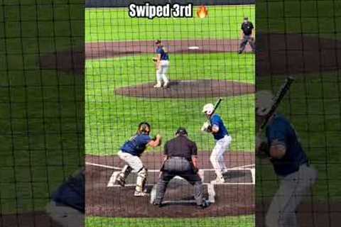 He swiped 3rd 🔥#baseball #sctop10 #mlb