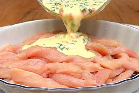 A delicious dinner in 15 minutes! I cook chicken fillet every weekend using this recipe!