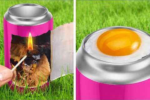 Easy Recipes to Cook Outdoors || Useful Camping Hacks You Should Know