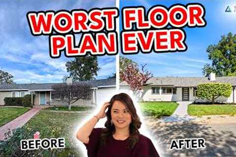 I Fixed the Worst Floor Plan I've Ever Seen (House Flip Before &amp; After)