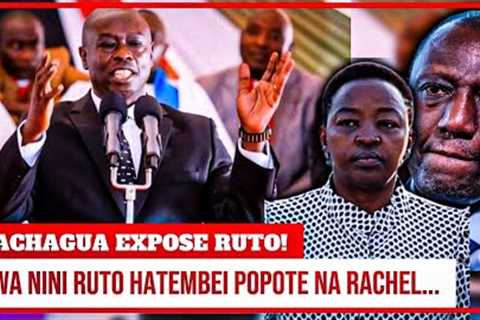 GACHAGUA EXPOSE WHY RUTO NEVER GOES ANYWHERE WITH HIS WIFE RACHEL RUTO