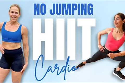 NO JUMPING FULL BODY CARDIO HIIT |  No Equipment at Home Workout | No Repeat