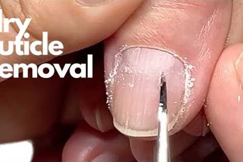 How to remove a cuticle WITHOUT cuticle remover (advanced)