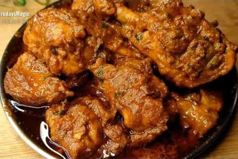 Chicken Gravy Recipe - Hyderabadi Style - Chicken Curry Recipes for Dinner - Chicken Recipes