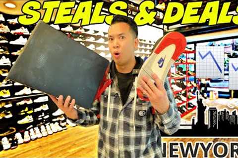 THESE ARE WAY BETTER !!! FINDING STEALS AND DEALS 📉💰 SNEAKER SHOPPING IN NYC