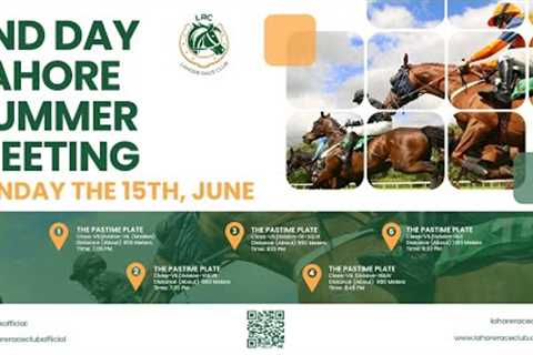 LRC Live  - 2nd Day Lahore Summer Meeting 2024-2025 | June 15, 2025 #horse #race #horserace