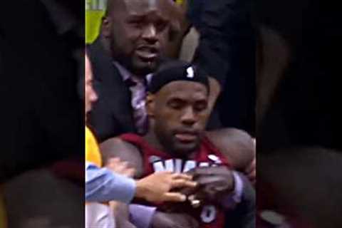 When Shaq CATCHES LeBron 😆🔥