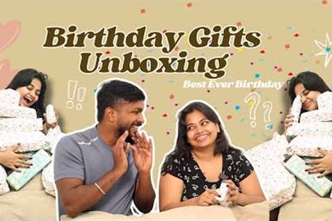 Jaanu's SHOCKED Reaction to My Surprise Gift! 🤯 Birthday gifts Unboxing @RamWithJaanu​