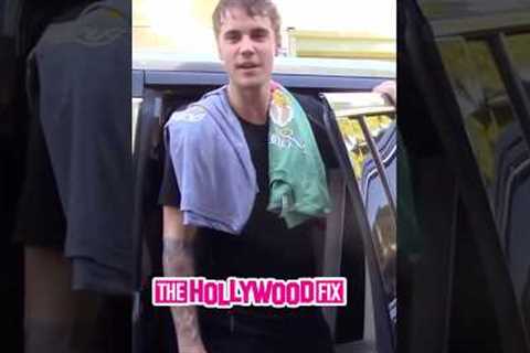 Justin Bieber Is Asked If He's Still In Love With Selena Gomez While Leaving The Gym In Los Angeles