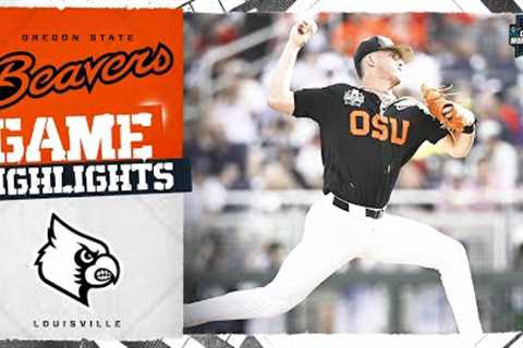 Oregon State Baseball Highlights: 6/13/25 vs. Louisville