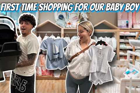 WE WENT SHOPPING FOR OUR BABY BOY FOR THE FIRST TIME!!