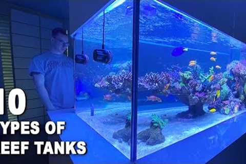 10 TYPES OF REEF AQUARIUMS - Reef Tank Style: Shallow Reef, Floating Reef, Nano Tank, Hyper Tanks...