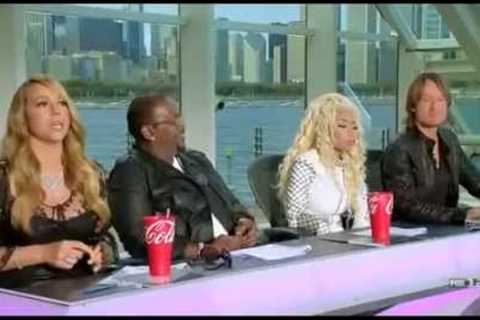 Mariah Carey's childish diva behavior and constant rivalry with Nicki Minaj on American Idol 2013