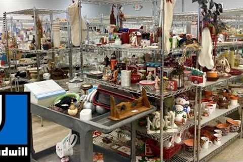GOODWILL SHOP WITH ME HOME DECOR DECORATIVE ACCESSORIES KITCHENWARE SHOPPING STORE WALK THROUGH