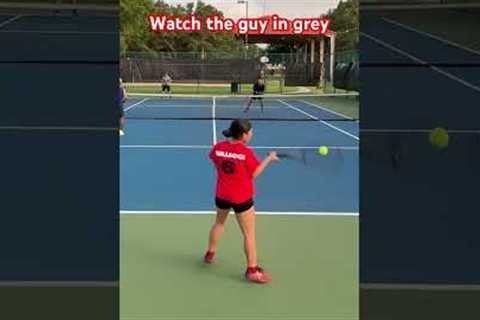 What happened? 🫢🫢🫢 #tennis #shorts #fail #funny