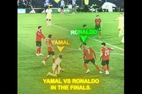Ronaldo teaches Yamal what a GOAT looks like 🐐🔥