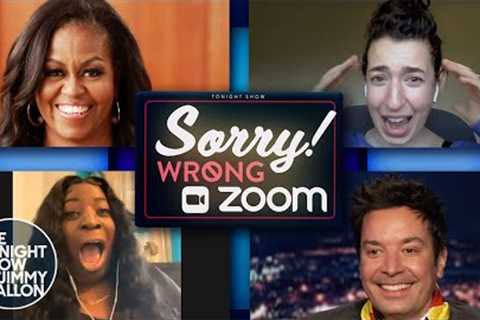 Michelle Obama and Jimmy Crash Random Zoom Meetings | The Tonight Show Starring Jimmy Fallon