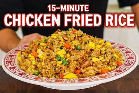 15 Minute Easy Chicken Fried Rice That Will Change Your LIFE!