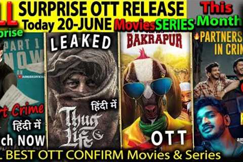 Thug Life Surprise OTT Release 20-JUNE l New OTT Hindi Series-Movies, KeralaCrime SouthHindiDubbed