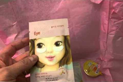 Piibu Korean skincare subscription box unboxing  for April 2016