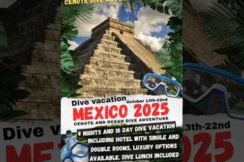DIVE ADVENTURE VACATION #scubadiving #adventure #dive #mexico #cavediving #cenotes #vacation