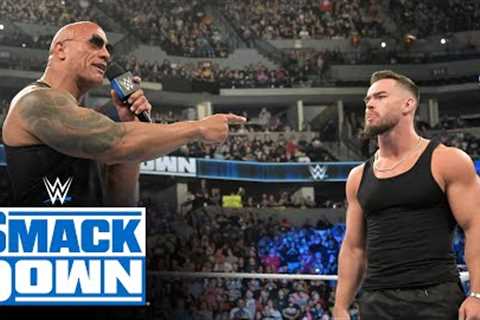 FULL SEGMENT - The Rock returns to dismantle Austin Theory: SmackDown highlights, Sept. 15, 2023