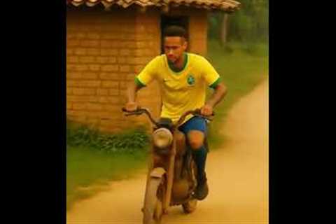Neymar Caught Stealing Messi’s Bike😱|Epic AI Stars #messi #leomess, #ronaldo,#cr7 #neymar #football