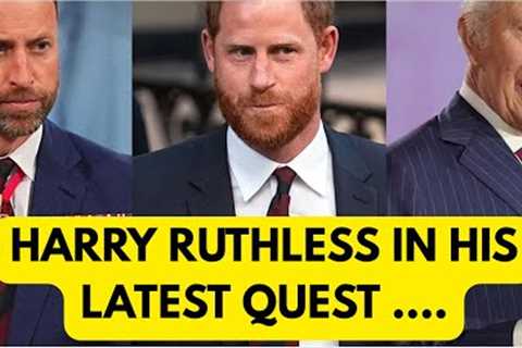 HARRY IS EVEN MORE RUTHLESS THAN HIS WIFE ..UNBELIEVABLE CRUELTY #royal #meghanmarkle #princeharrry