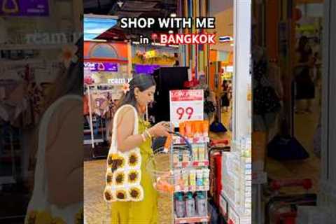 SHOP WITH ME in Bangkok 🇹🇭 Thodi Disappointing Shopping Spree! 😟 #shorts #ytshorts #shopping