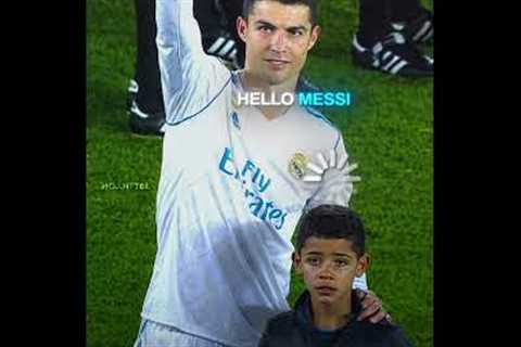 Messi Meets Ronaldo And His Son ❤️‍🩹😅