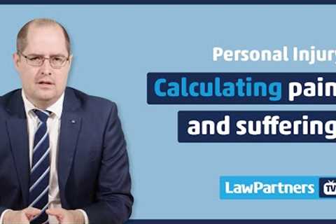 Pain and suffering calculator | Law Partners