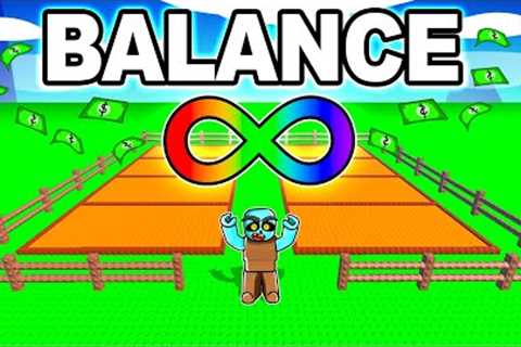 Starting Over With INFINITE MONEY In Grow A Garden!