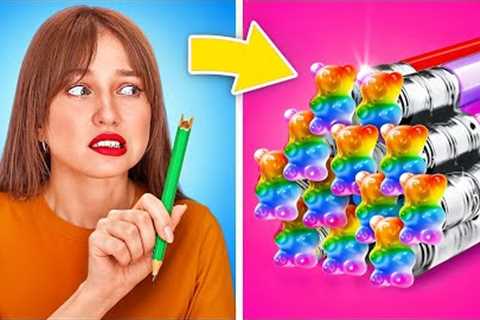 UNIQ SCHOOL HACKS AND CRAFTS || Kids VS Parents! Easy Parenting Hacks by YayTime! FUN