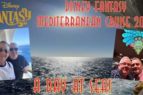 Disney Fantasy Mediterranean Cruise Vlogs May 2025 - Sea Day - Onboard Shopping &amp; Winning Bingo!
