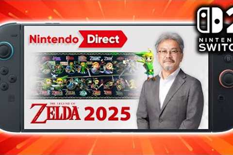 The NEXT 3D Zelda WILL Be at the Nintendo Switch 2 Direct!