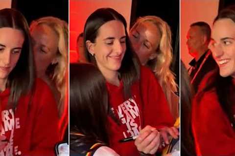 Caitlin Clark Almost Melted when Sophie Cunningham WHISPERED in her EAR out of Nowhere