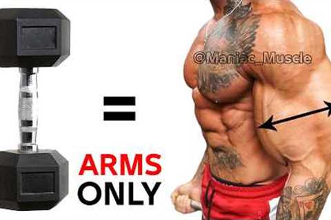 Full Arms Exercises with Dumbbells ( Biceps and Triceps ) 🔥