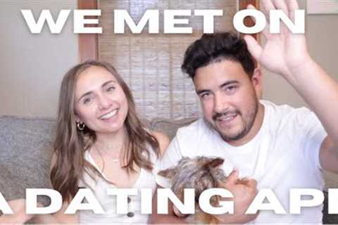 We met on a dating app | Online dating success story | How we met
