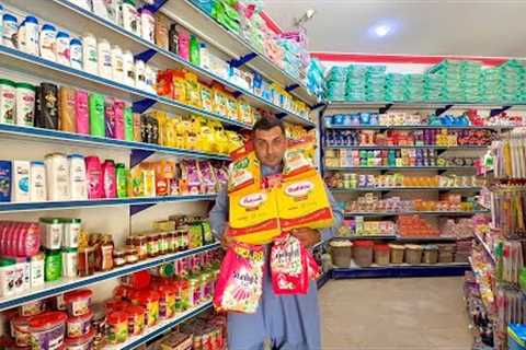 ASMR grocery shopping 🛒 in super store