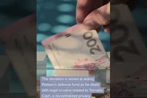 Vitalik Buterin Supports Tornado Cash Dev with $340K ETH Donation 💎