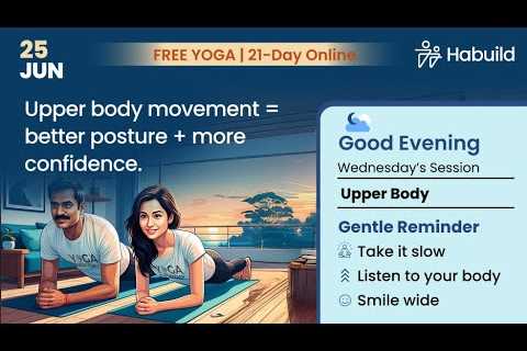 Habuild Yoga | Upper Body with @saurabhbothra  Live E